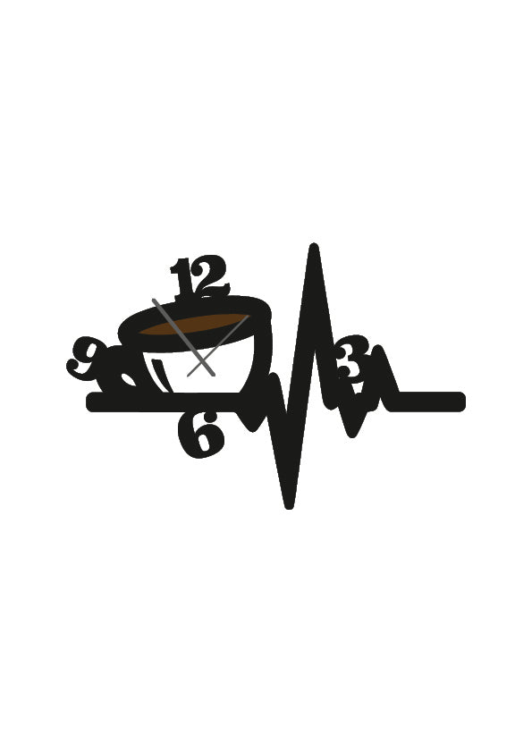 Orologio Led DNA Caffè