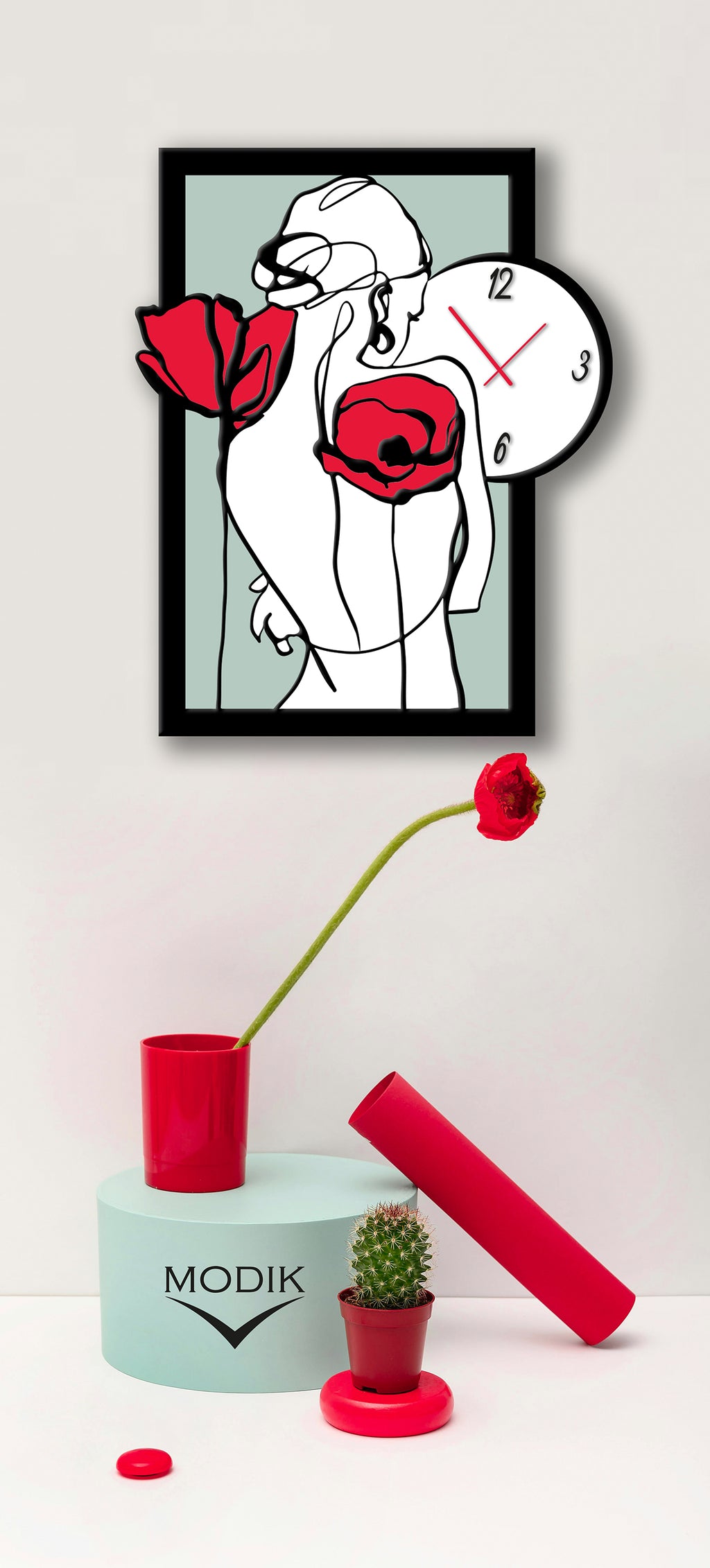 Orologio Donna Con Papaveri
