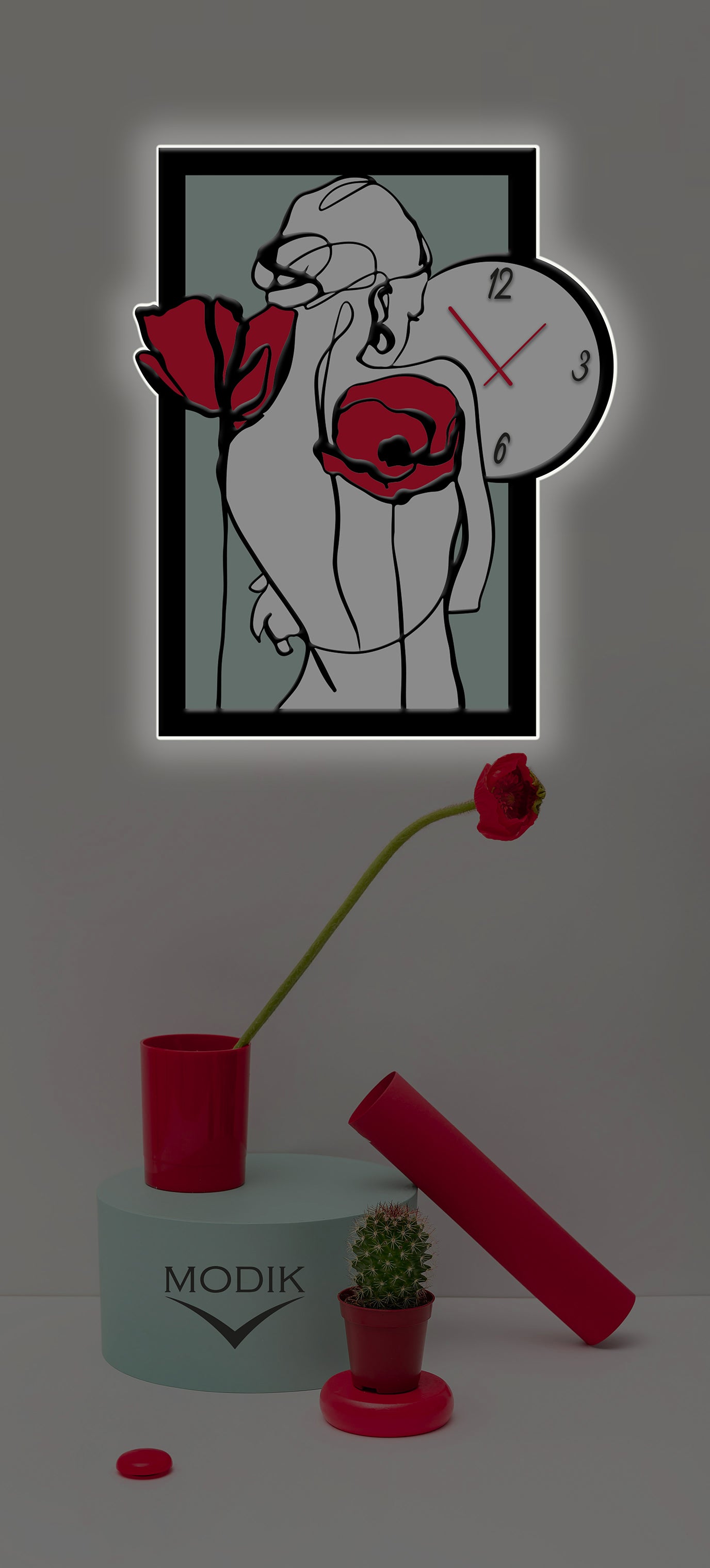Orologio Donna Con Papaveri