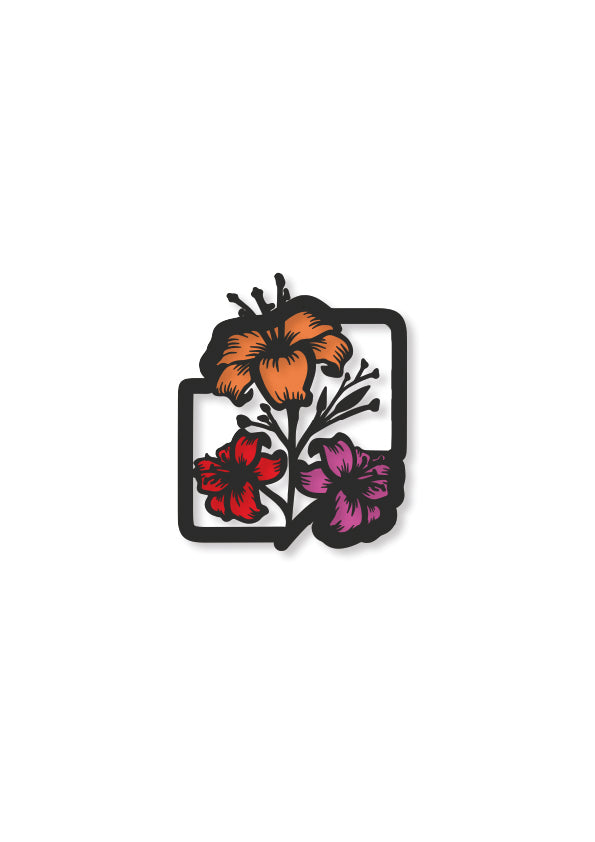 Quadro Led Flower