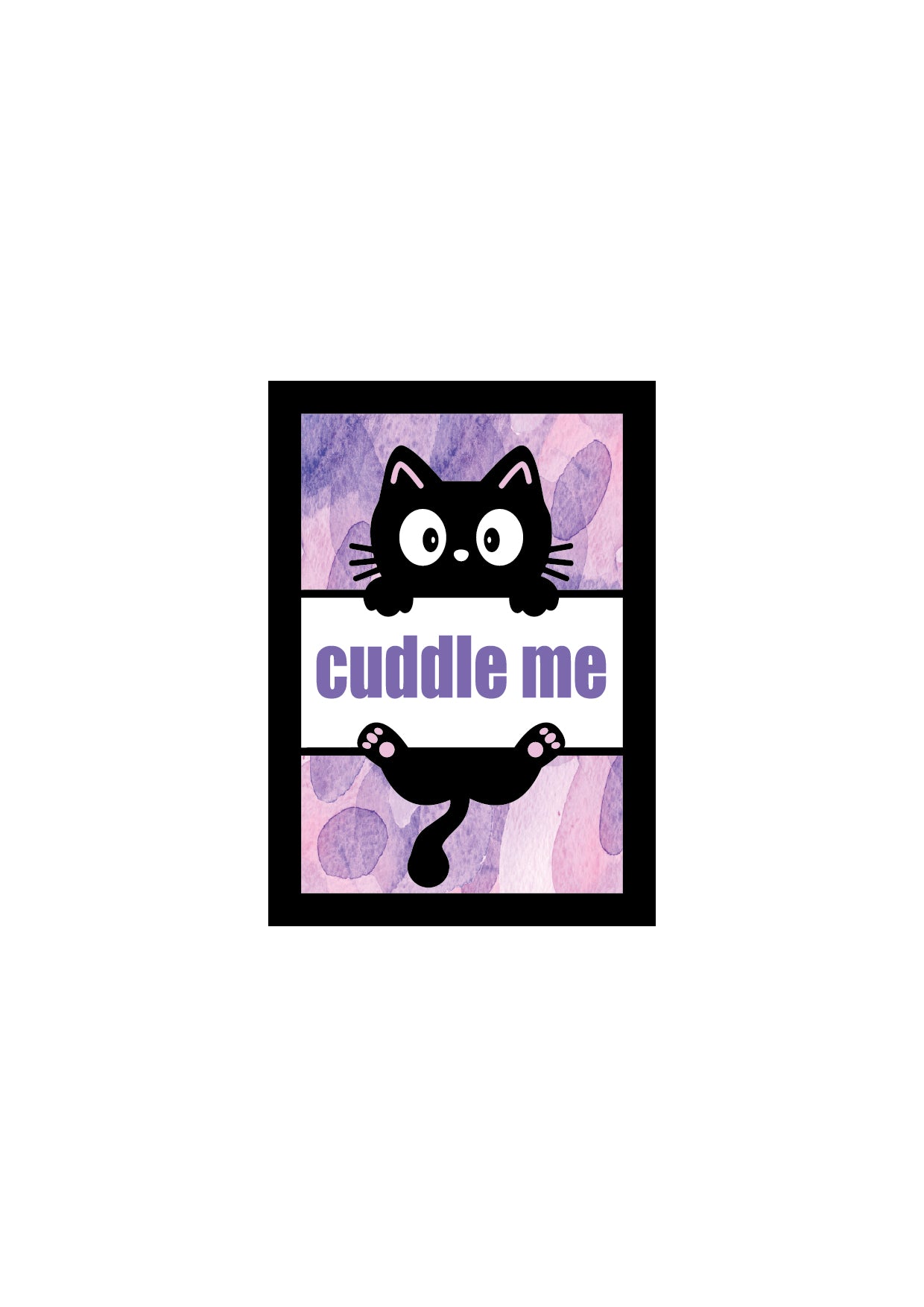 Quadro "Cuddle me" Versione Lilla