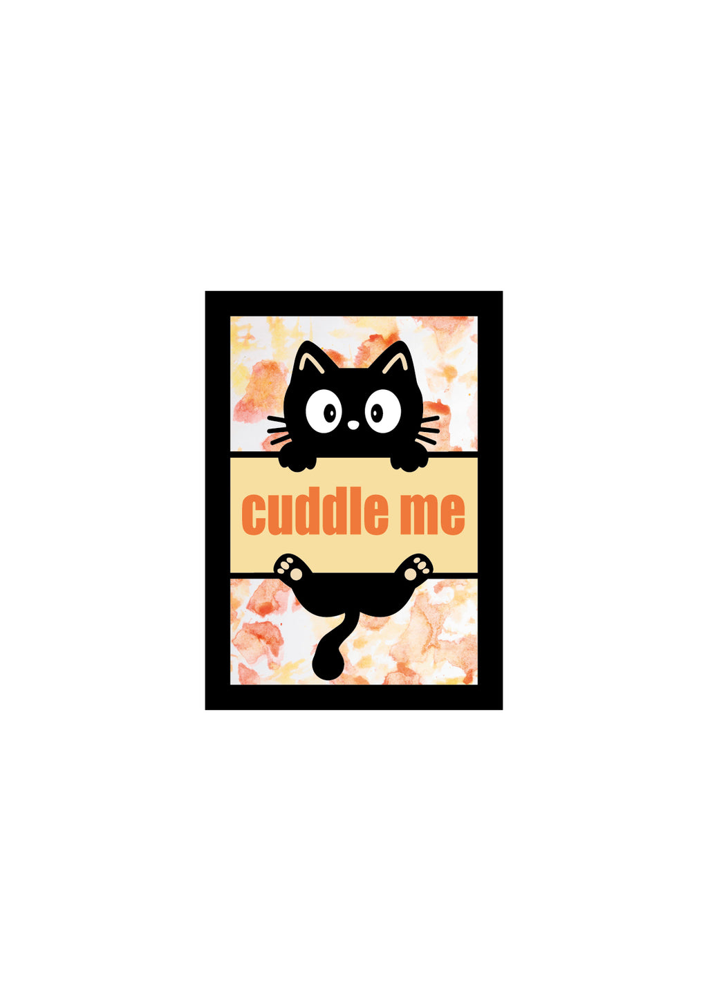 Quadro "Cuddle me " Versione Arancio