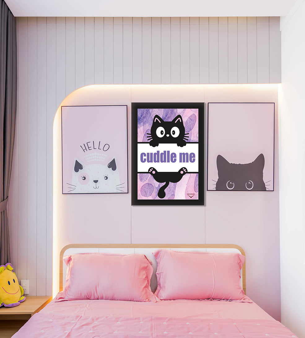 Quadro "Cuddle me" Versione Lilla