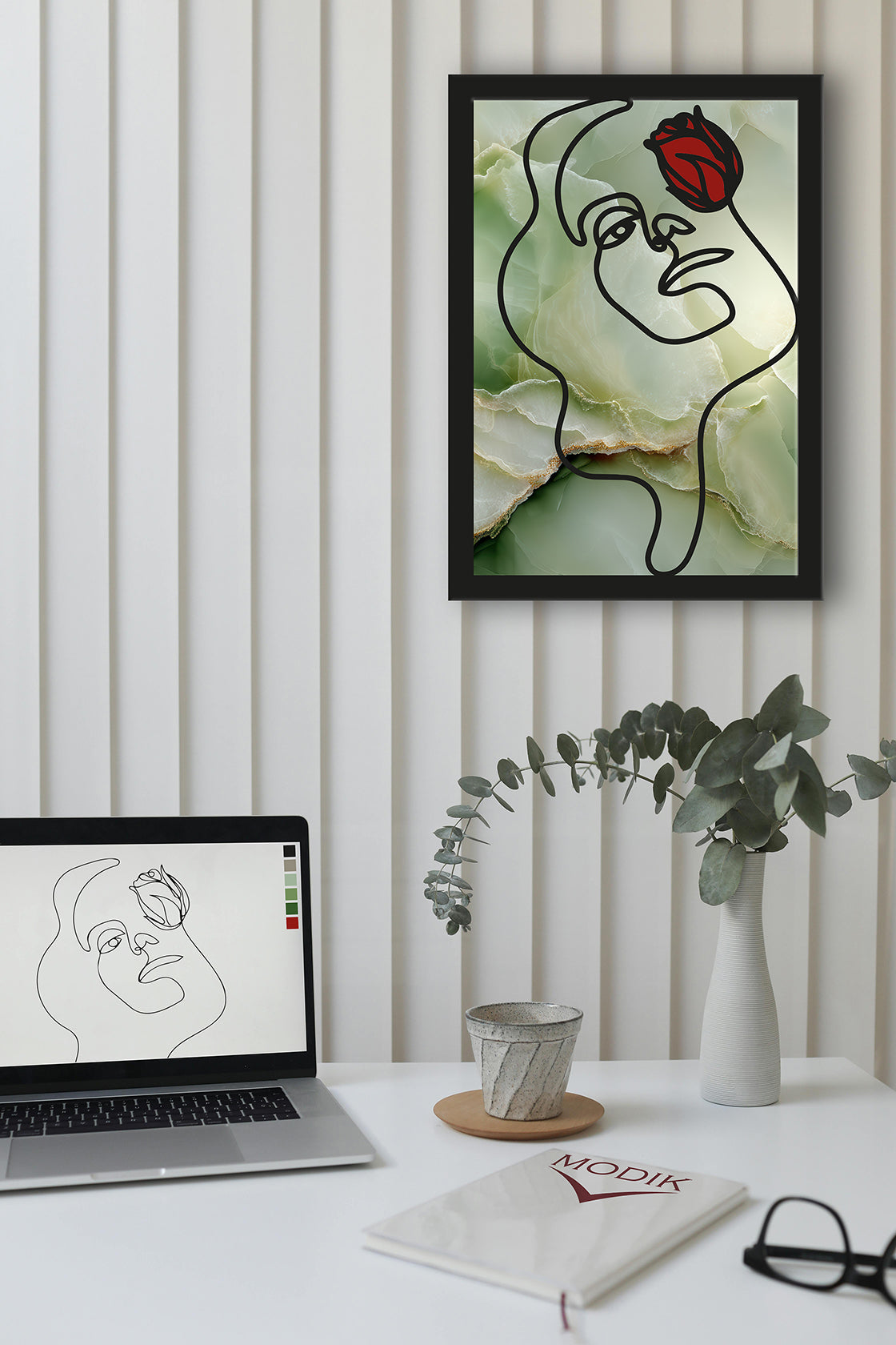 Quadro Marmo Green