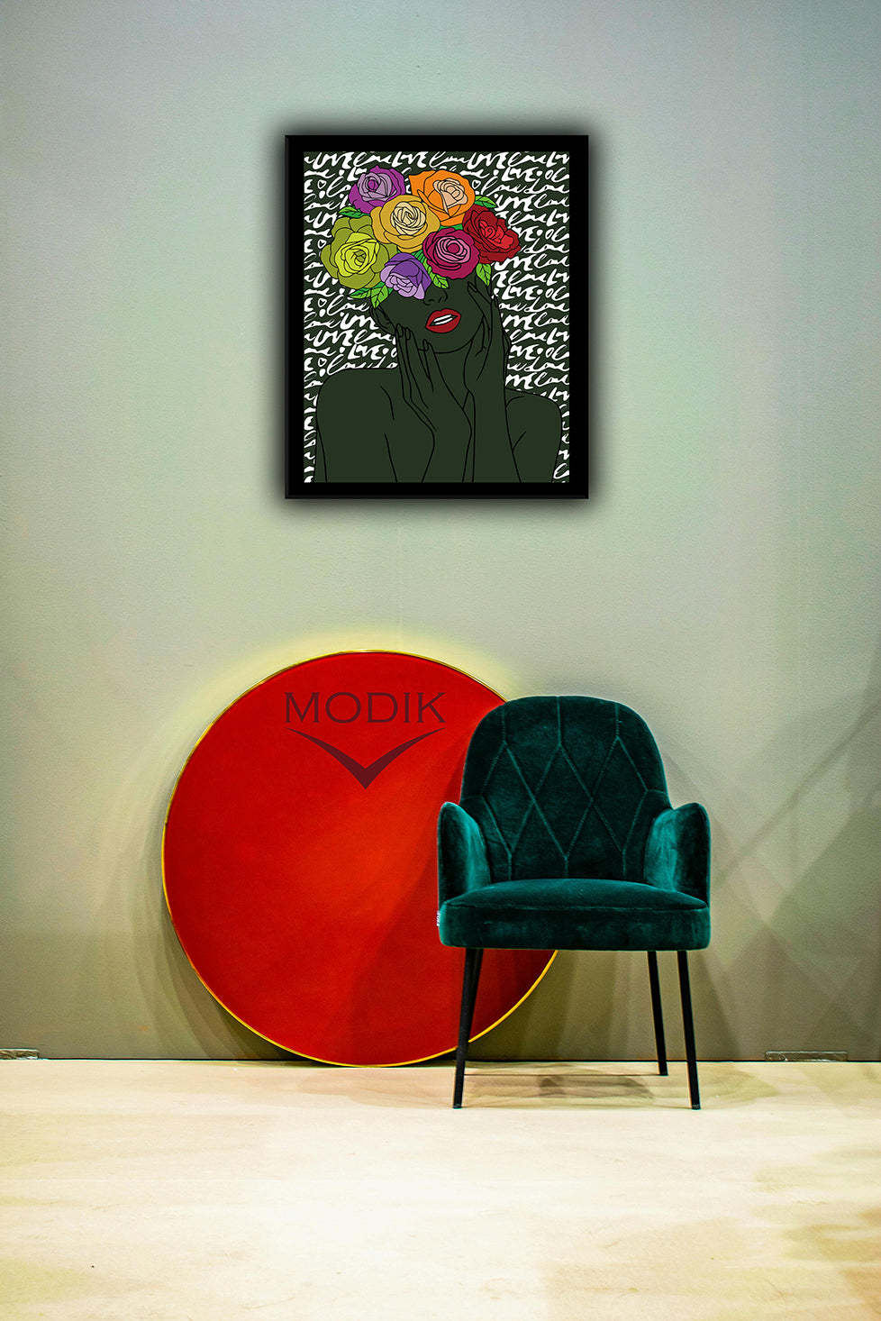 Quadro Led Arte Fluida