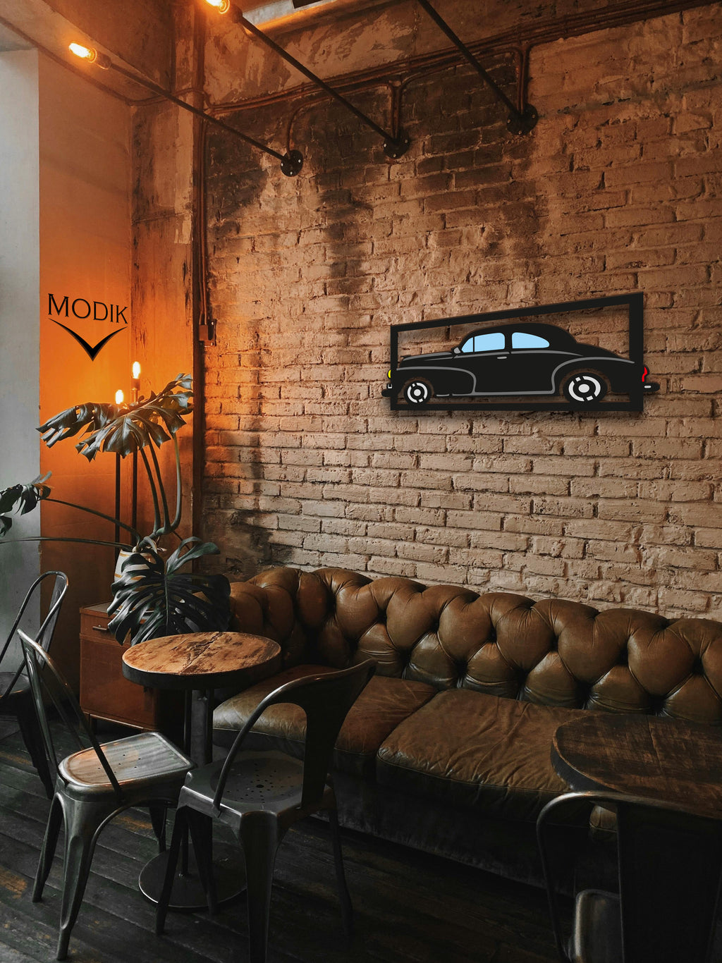 Quadro Led Macchina