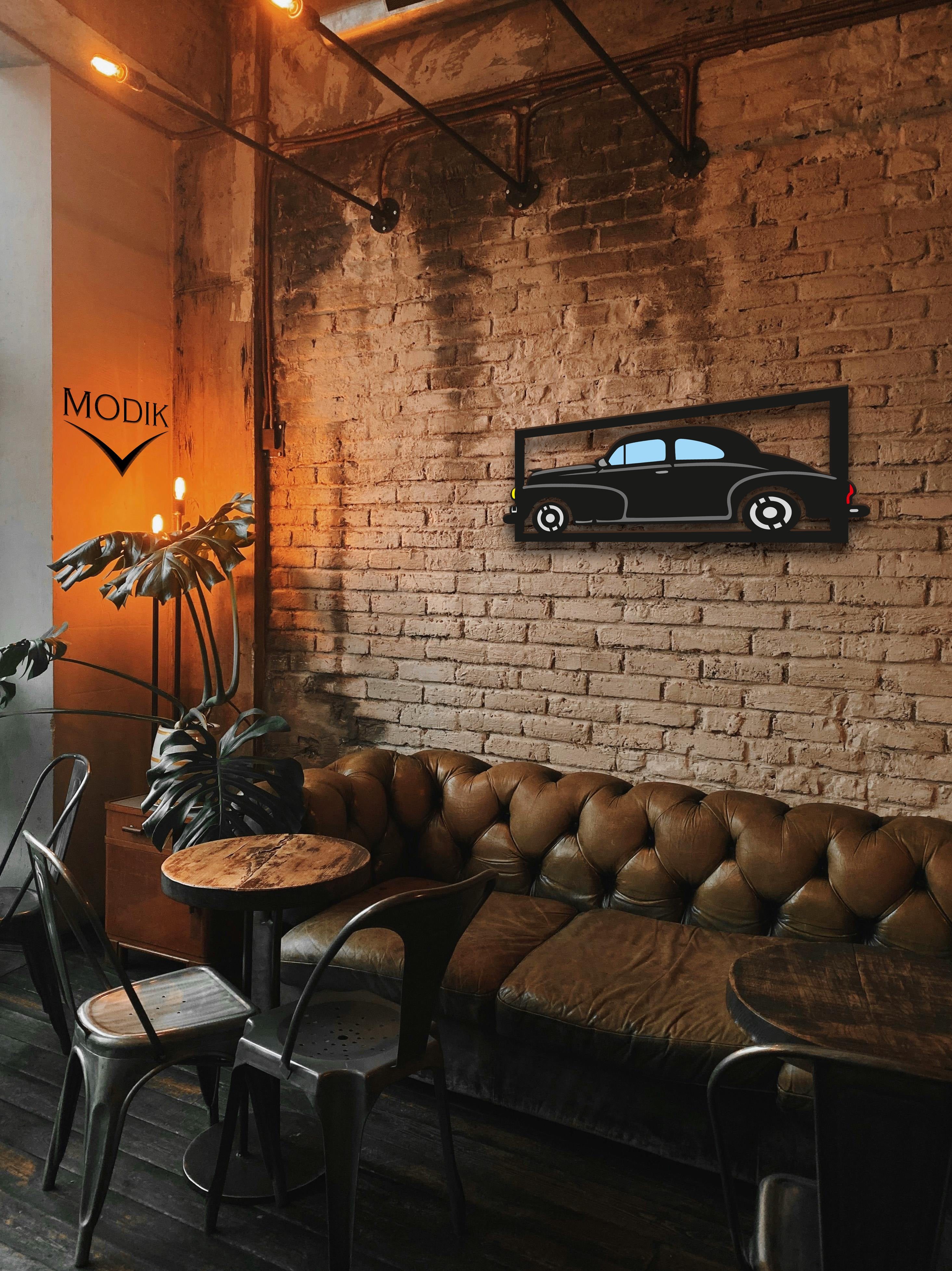 Quadro Led Macchina