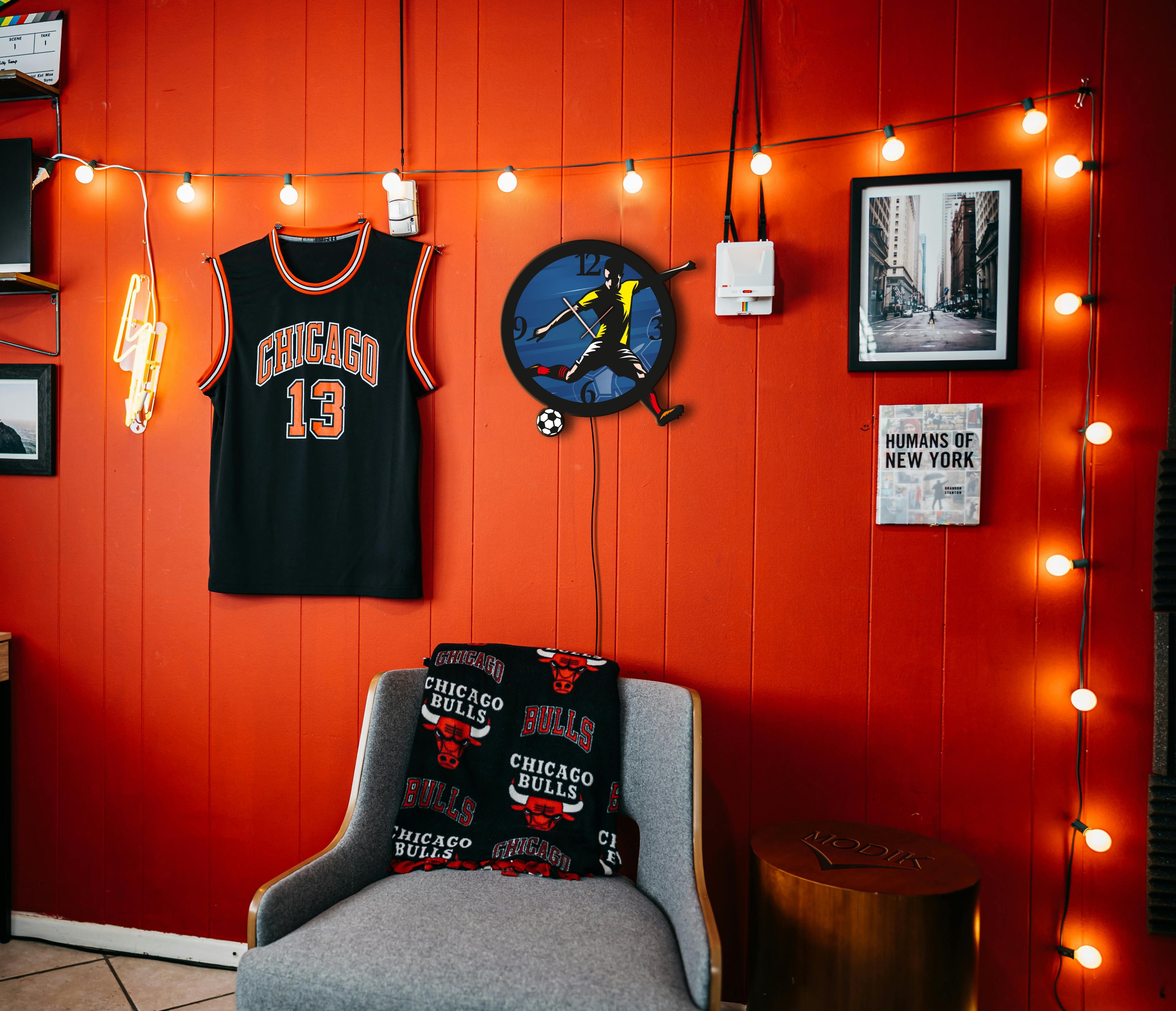 Orologio Led Football
