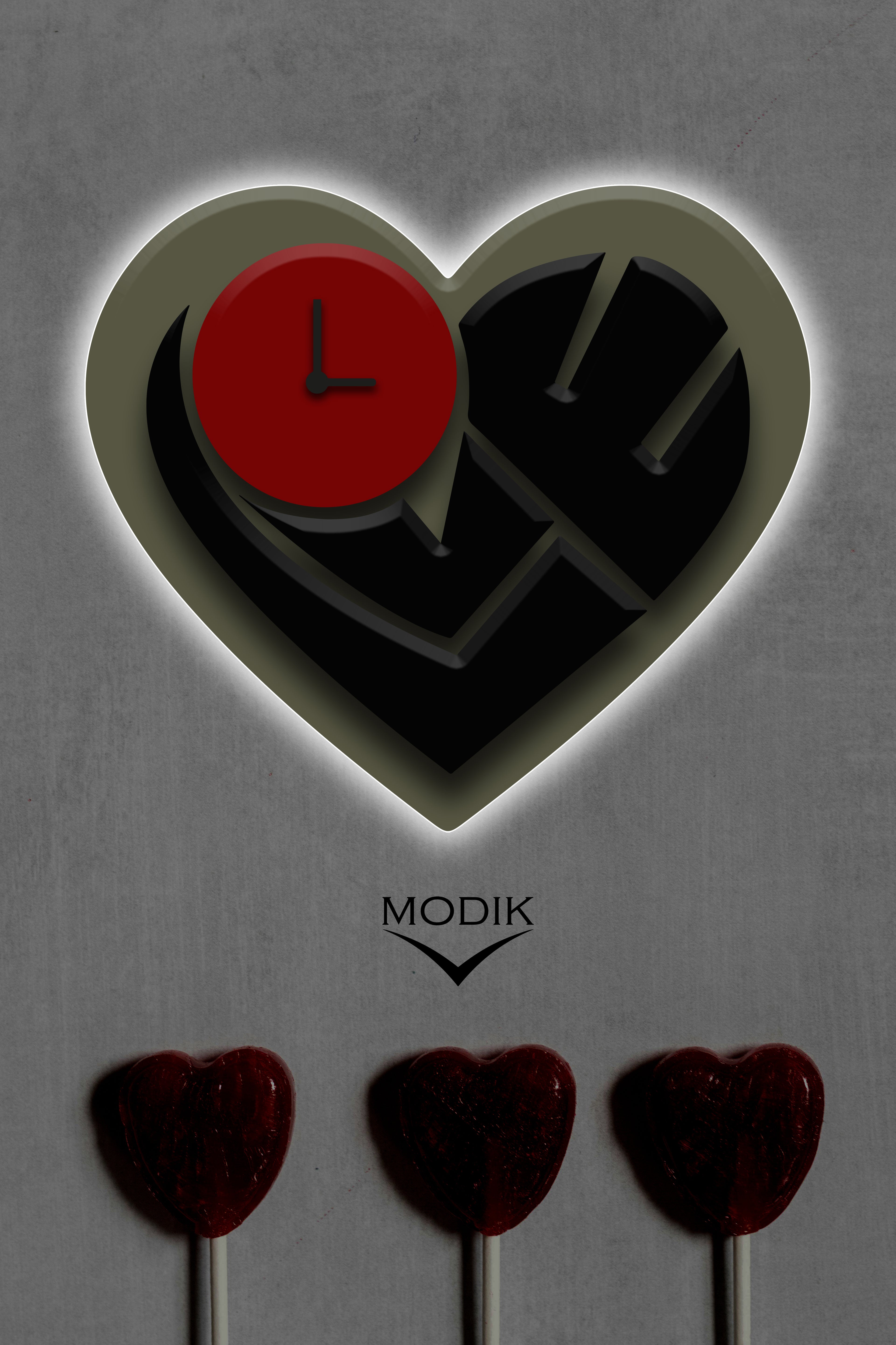 Orologio Cuore Che Avvolge