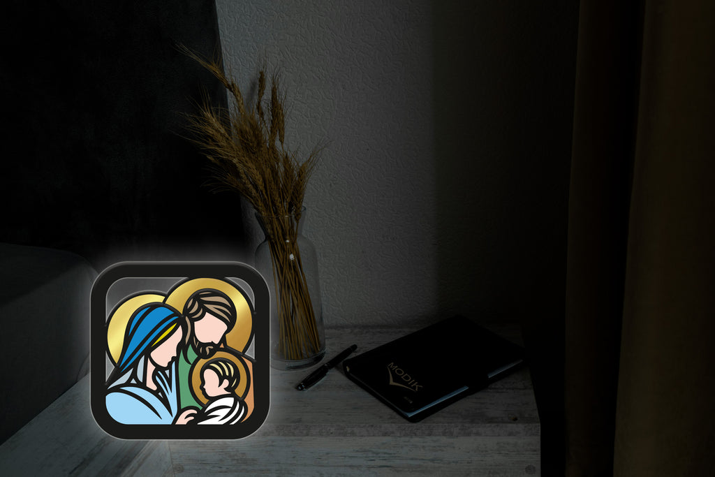 Quadro Led Sacra Famiglia